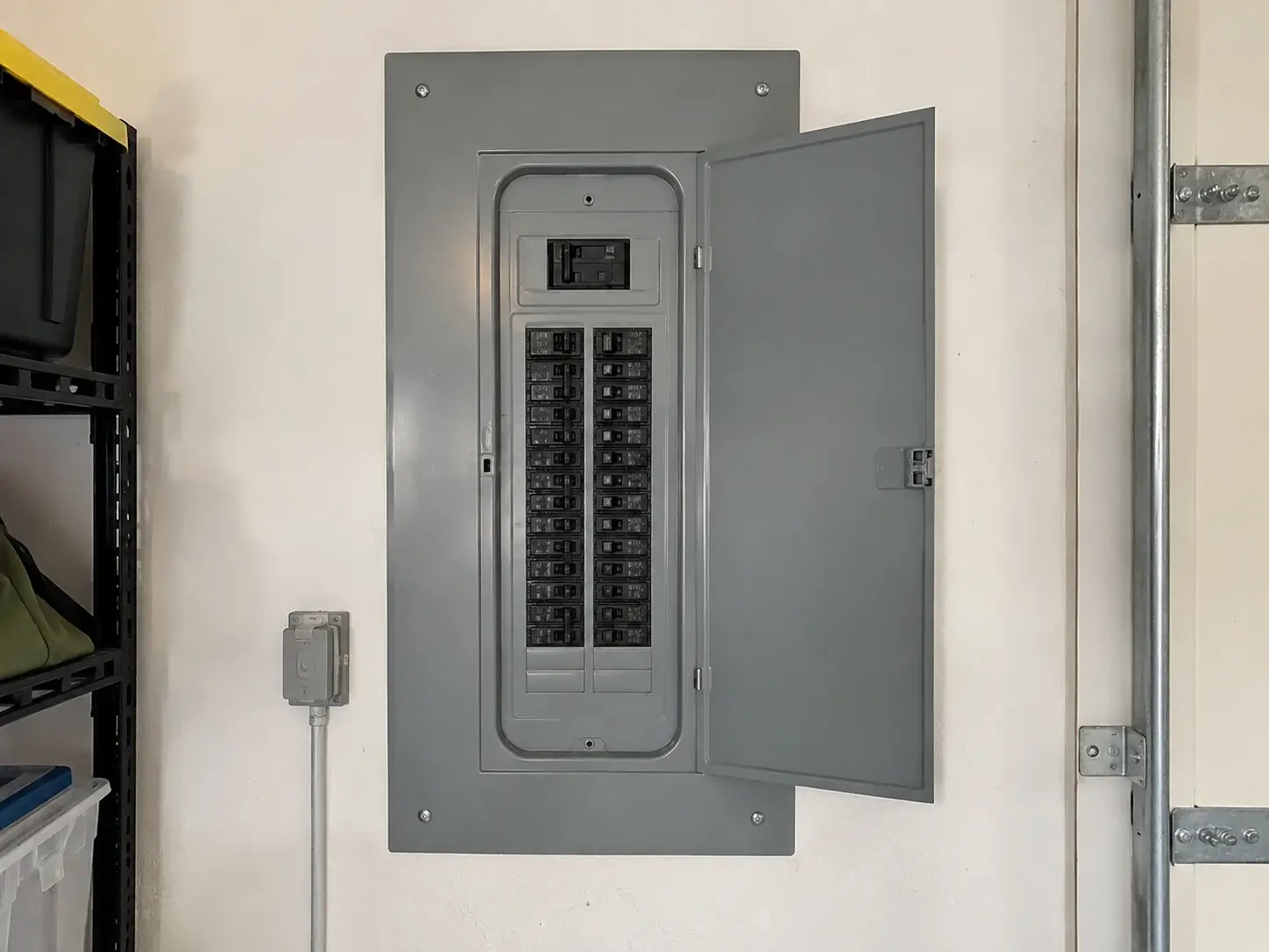 Example electrical panel photo