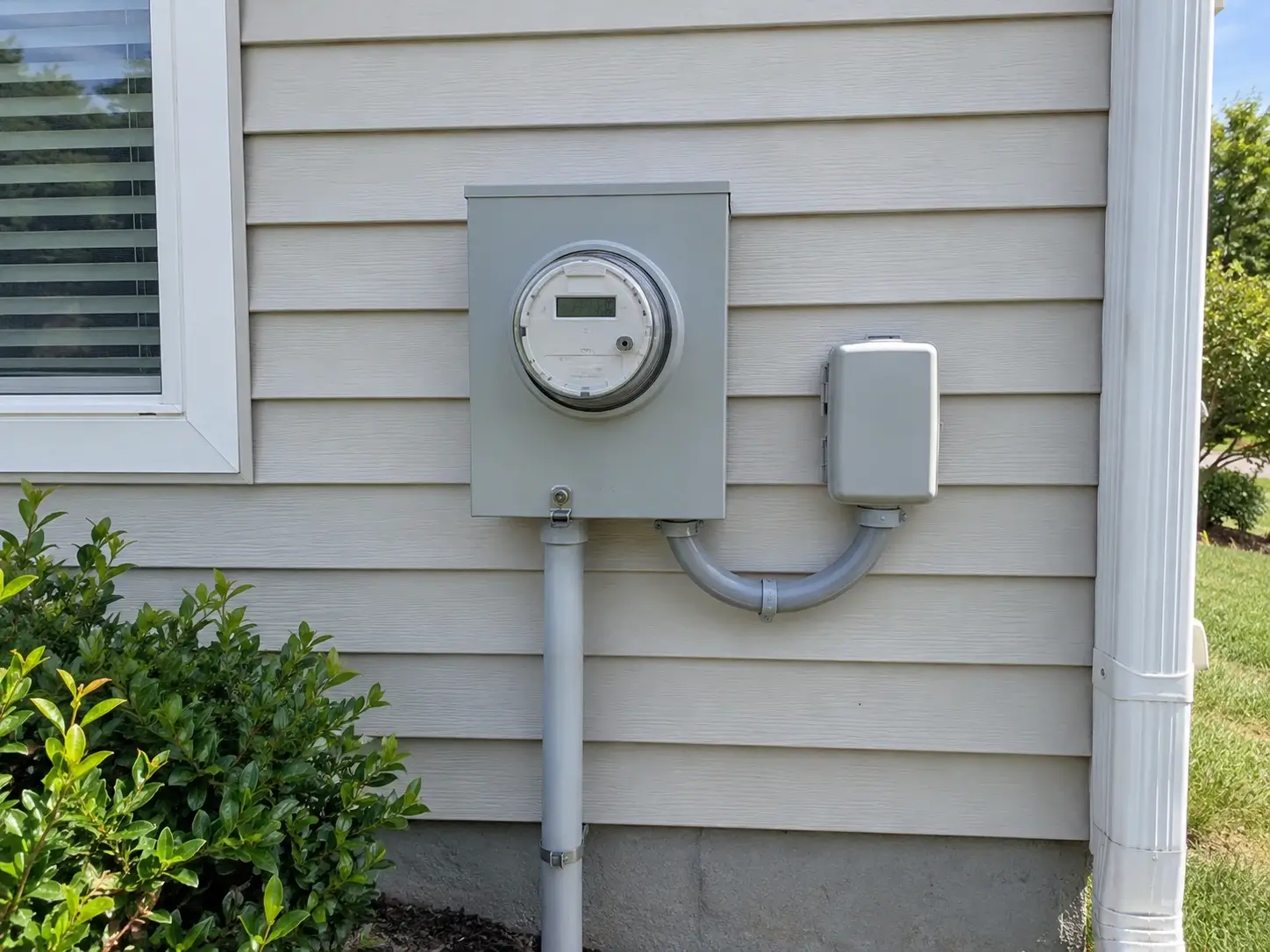 Example utility meter photo
